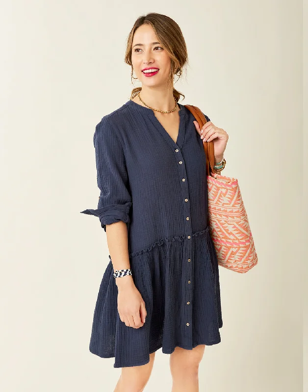 ladies cover-up dune proof -Blair Dress: Navy