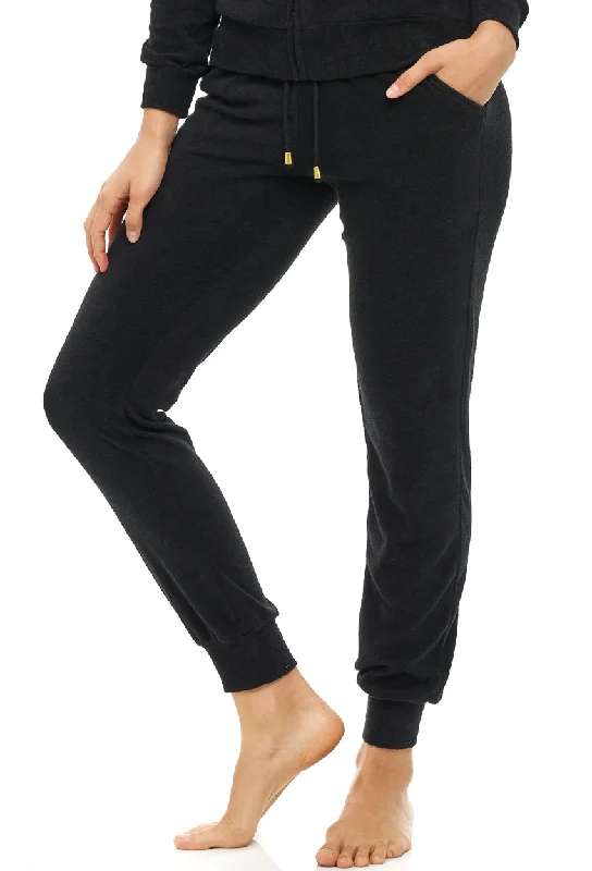 ladies cover-up silky gloss -JOGGER - TERRY