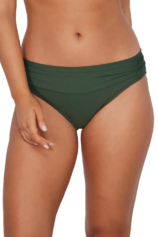 ladies bikini bottoms sand safe -Sunsets Island Green Unforgettable Bottom