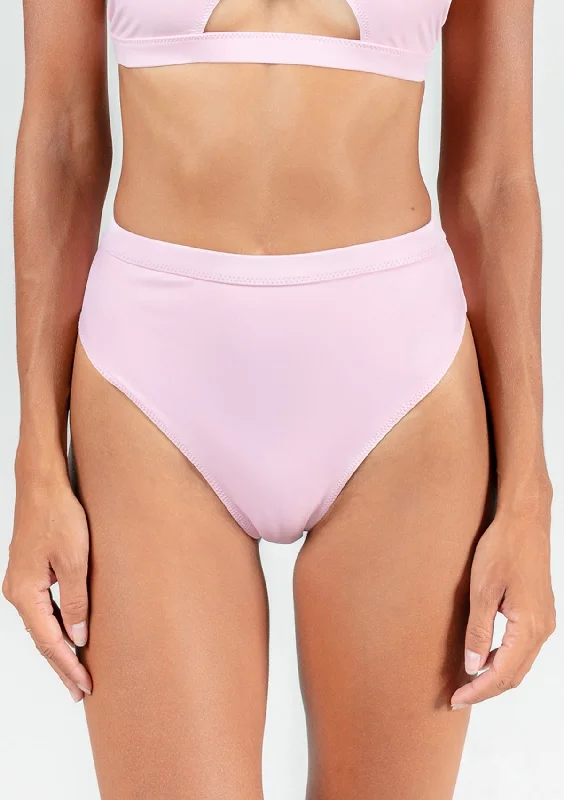 ladies bikini bottoms slack shape -Cotton Candy High Waisted Bottom