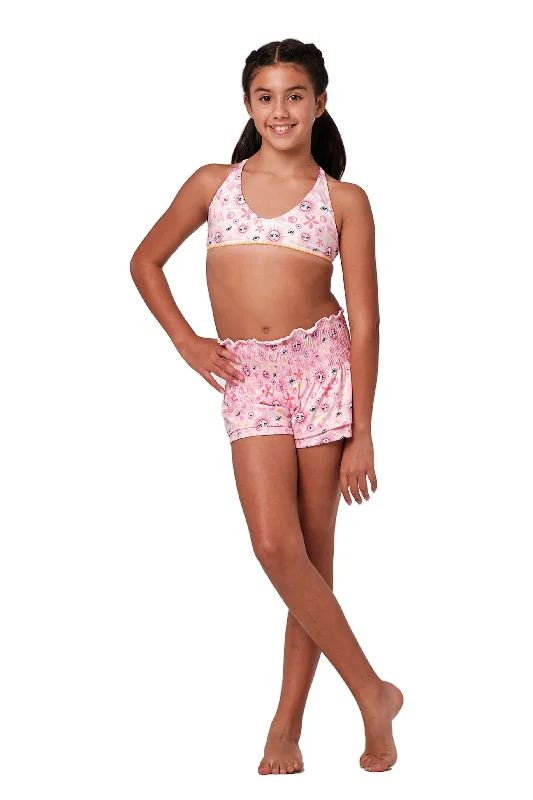 ladies cover-up slide fit -Short Circuit - Happy Hippie Pink