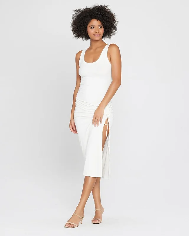 ladies cover-up rich tones -L*SPACE Cream Sandpiper Dress