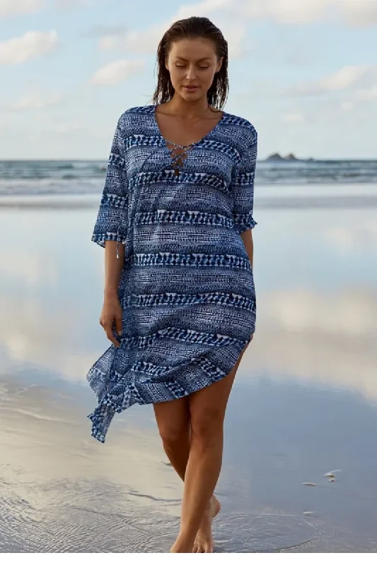 ladies cover-up dusk gradient -Sunseeker Byron Bay Beach Smock