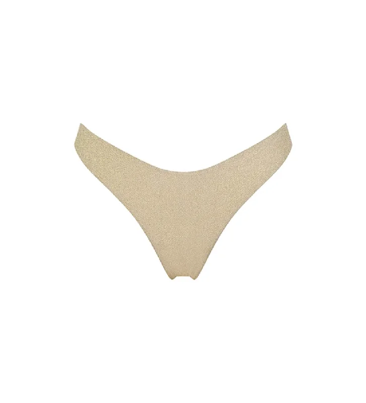 ladies bikini bottoms web grab -Mina Gold Bikini Bottom