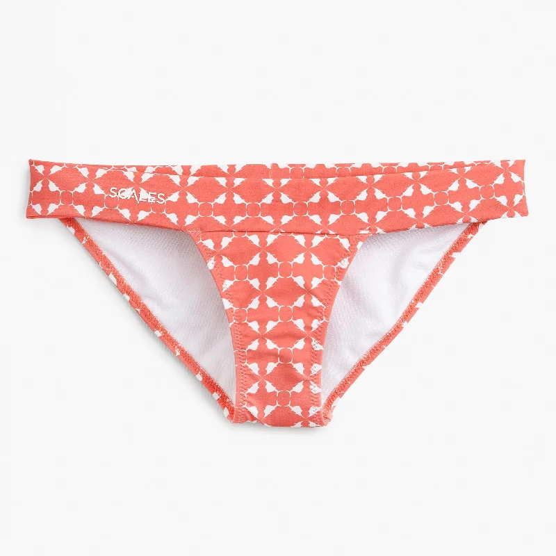 ladies bikini bottoms rib weave -Nautical Sailfish Banded Bottom AC