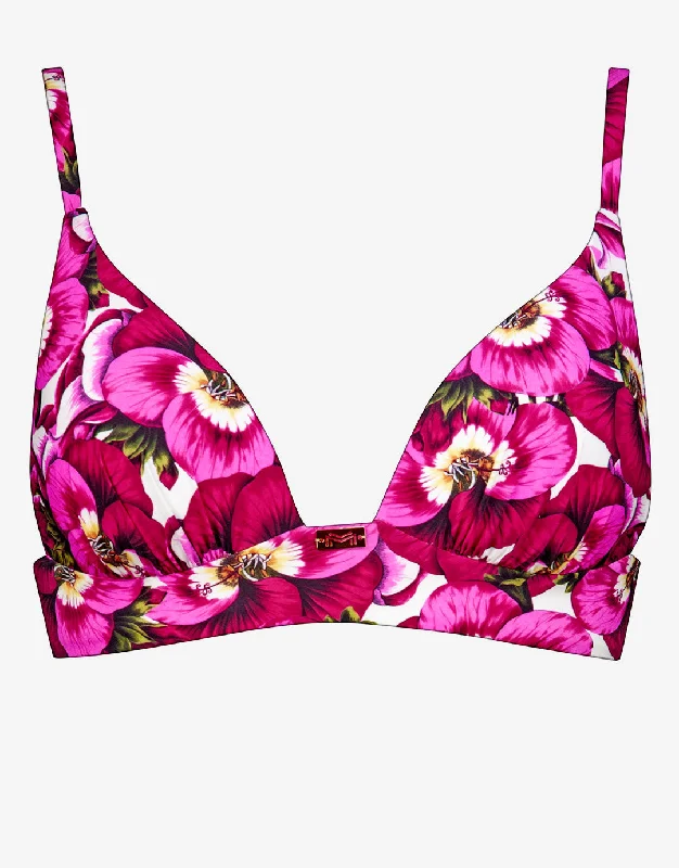 Women’s bikini top adjustable chic -Revelation Bralette Bikini Top - Pansy Pink