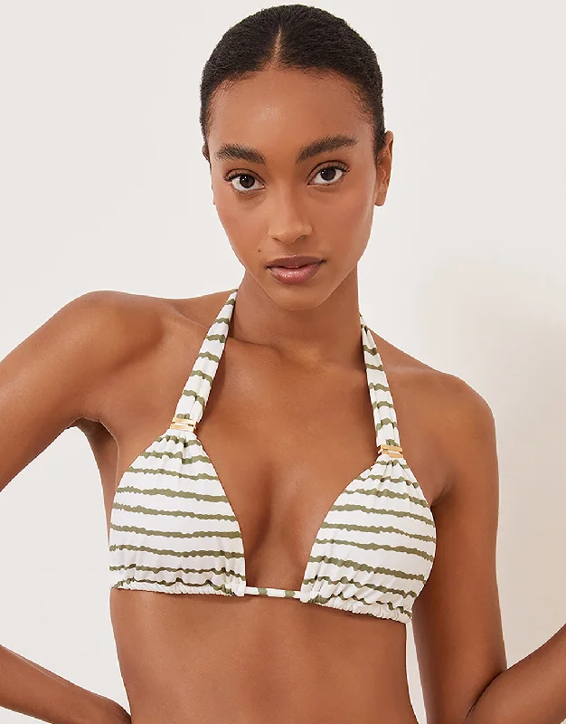 Women’s bikini top tie-dye chic glow -Borea Bia Tube Bikini Top - Stripe