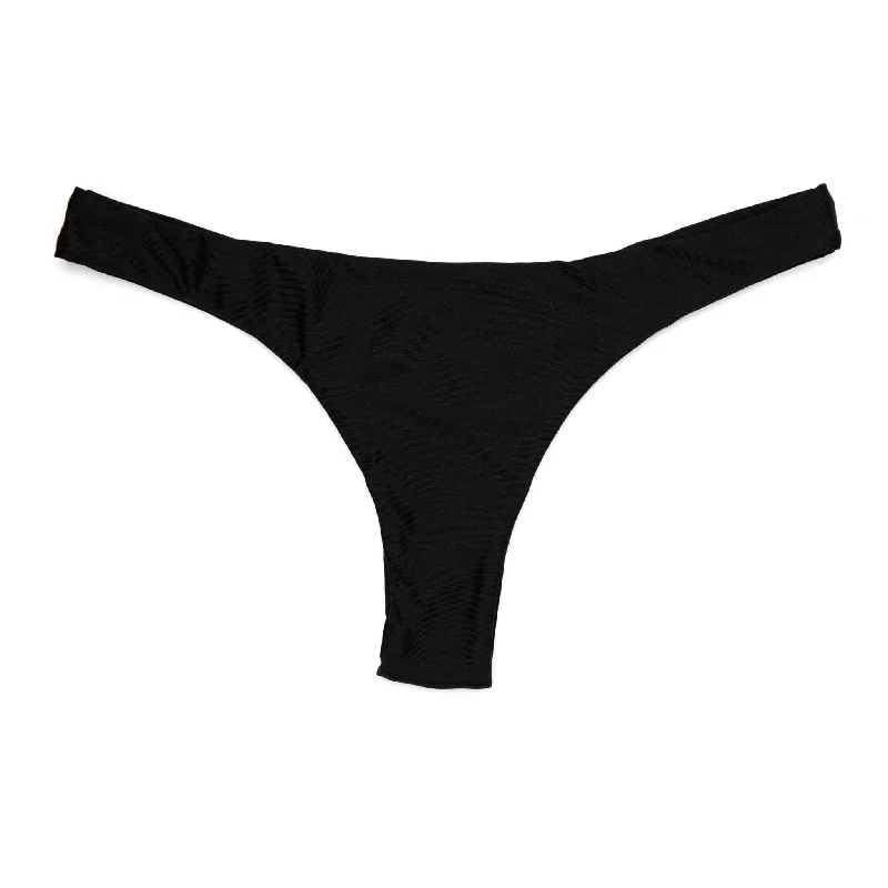 ladies bikini bottoms spa swim -Black Kai Bottom