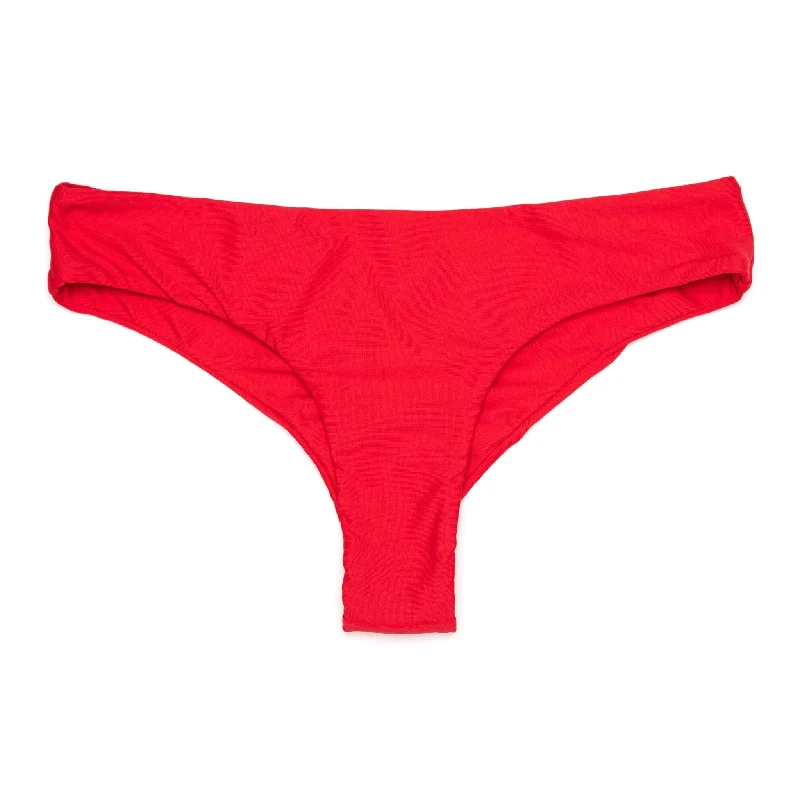 ladies bikini bottoms faint pleat -Cherry Brayden Bottom