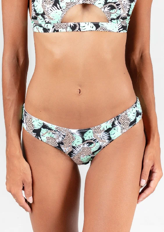 ladies bikini bottoms zip hem -Purfect Paradise Classic Bottom