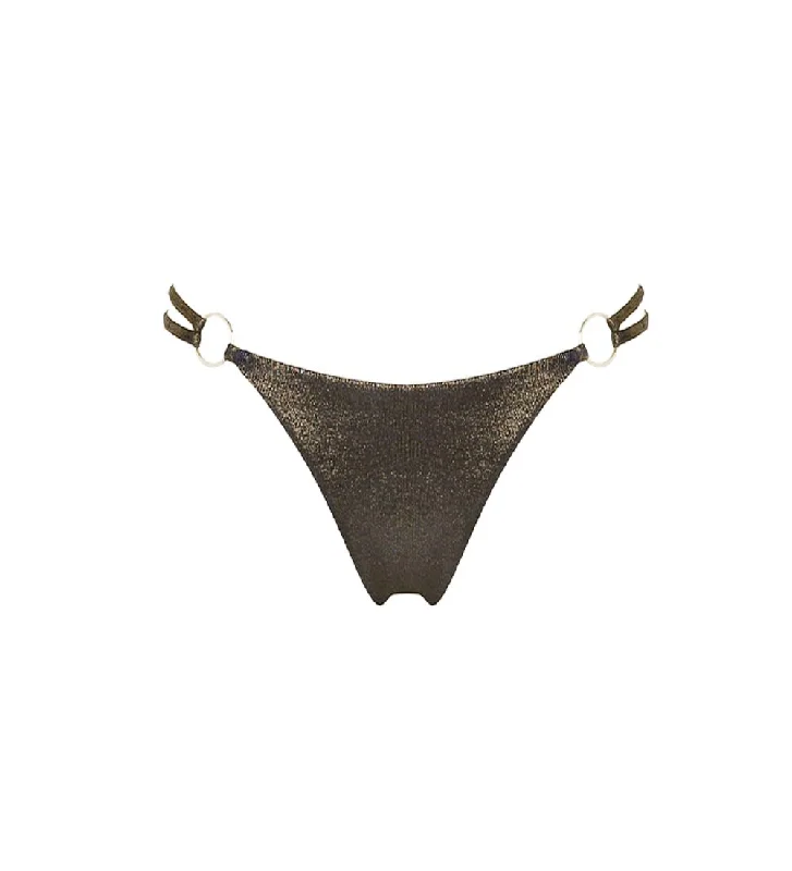 ladies bikini bottoms heat swim -Kenya Gold Bikini Bottom