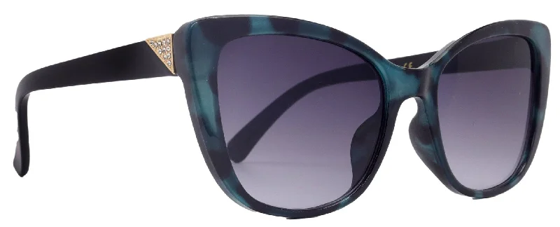 ladies sunglasses carved design -Parisian, High-End Line Bifocal (Clear On Top) Reading Sunglasses for Women OR Non-Bifocal Readers Sunglasses (Turquoise N BK) NY Fifth Avenue