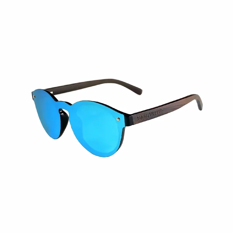 ladies sunglasses swift send -BeatNick  / Blue Polarized Infinity Lens Sunglasses