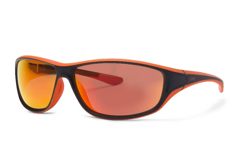 ladies sunglasses shore vow -Pusher - Mirror Matt Black Orange