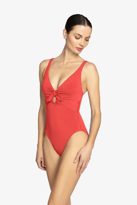 Women’s one-piece swimsuit strapless chic -AVA KNOT ONE PIECE (FINAL SALE)