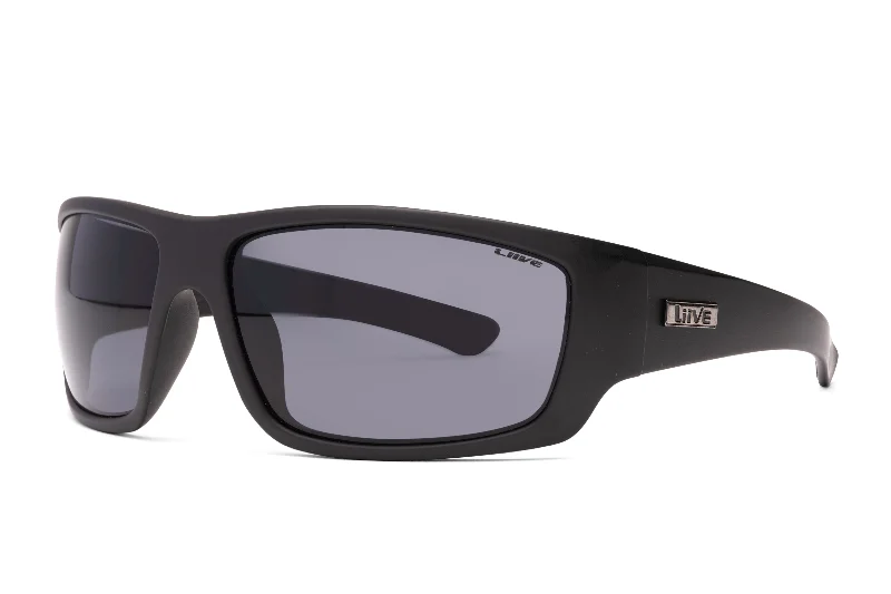 ladies sunglasses fused lenses -Kuta - Matt Black