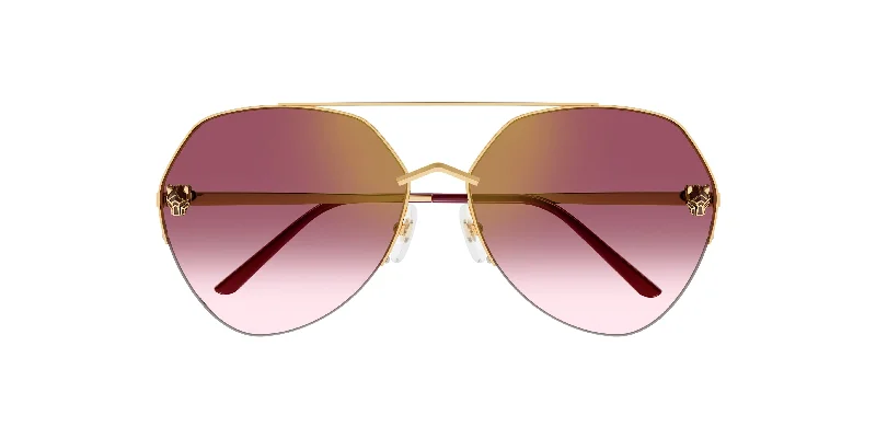 ladies sunglasses soft sides -Panthère D CT0355S Cartier Sunglasses