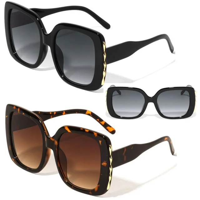 ladies sunglasses fine craft -Womens Retro Black and Brown Butterfly Sunglasses