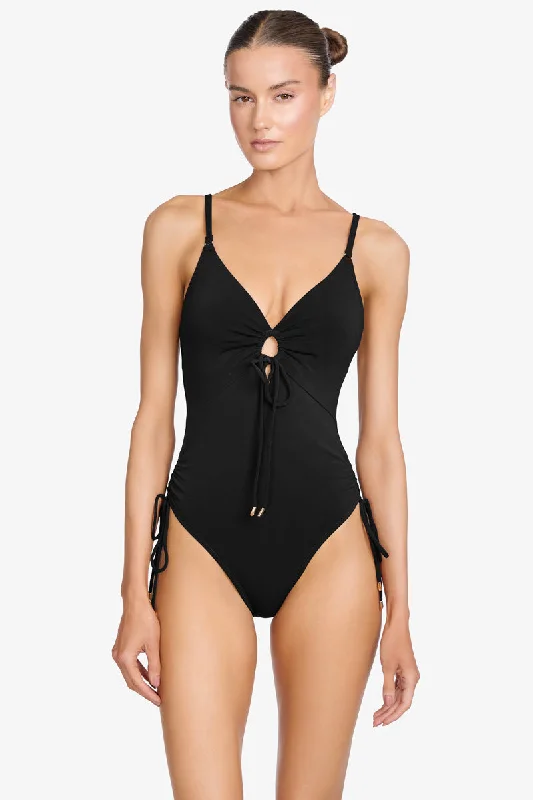 Women’s one-piece swimsuit full coverage flair -AUBREY ONE PIECE KEY HOLE