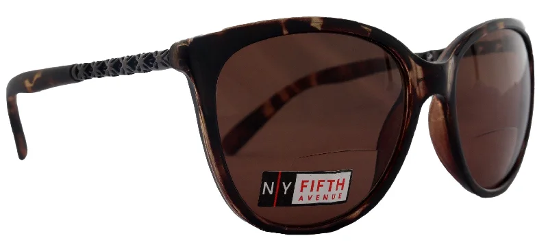 ladies sunglasses 70s shine -Iris, High-End Line Bifocal (Clear On Top) Reading Sunglasses for Women OR Non-Bifocal Readers Sunglasses (Brown Tortoiseshell ) NY Fifth Avenue