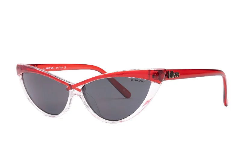 ladies sunglasses slash cost -Kat - Xtal Red