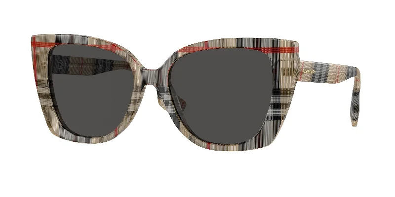 ladies sunglasses tassel detail -Burberry MERYL BE4393 Cat Eye Sunglasses