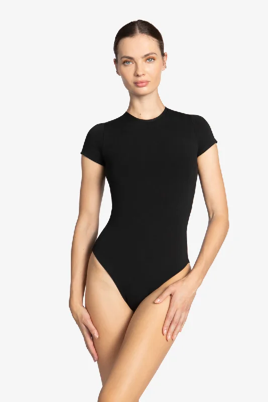 Women’s one-piece swimsuit abstract flair -AVA T-SHIRT ONE PIECE