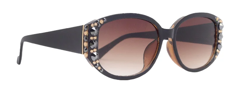 ladies sunglasses small fold -Petunia Bling Women Sunglasses Genuine European Crystals, 100% UV Protection. NY Fifth Avenue