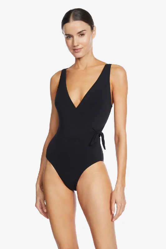 Women’s one-piece swimsuit island chic -AVA WRAP ONE PIECE