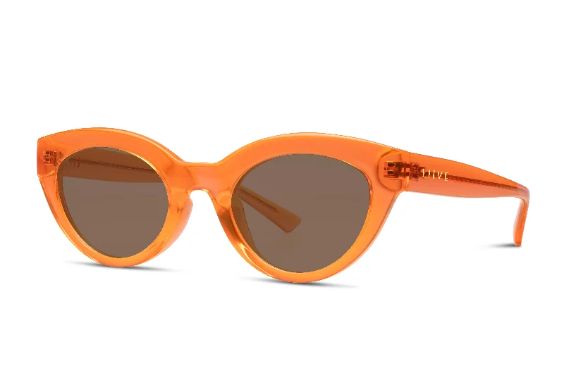 ladies sunglasses smear proof -Jeanie Xtal Orange