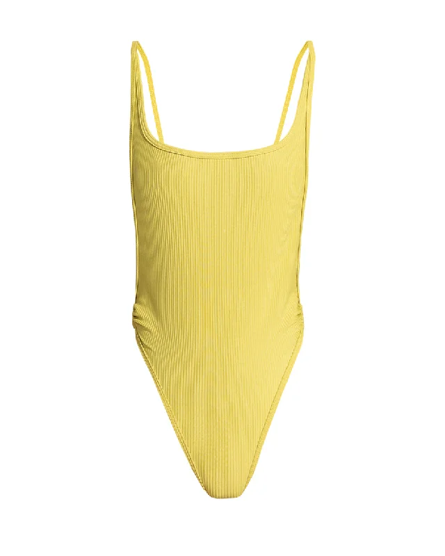 Women’s one-piece swimsuit imported glow -NOVA ONE PIECE | Citrine