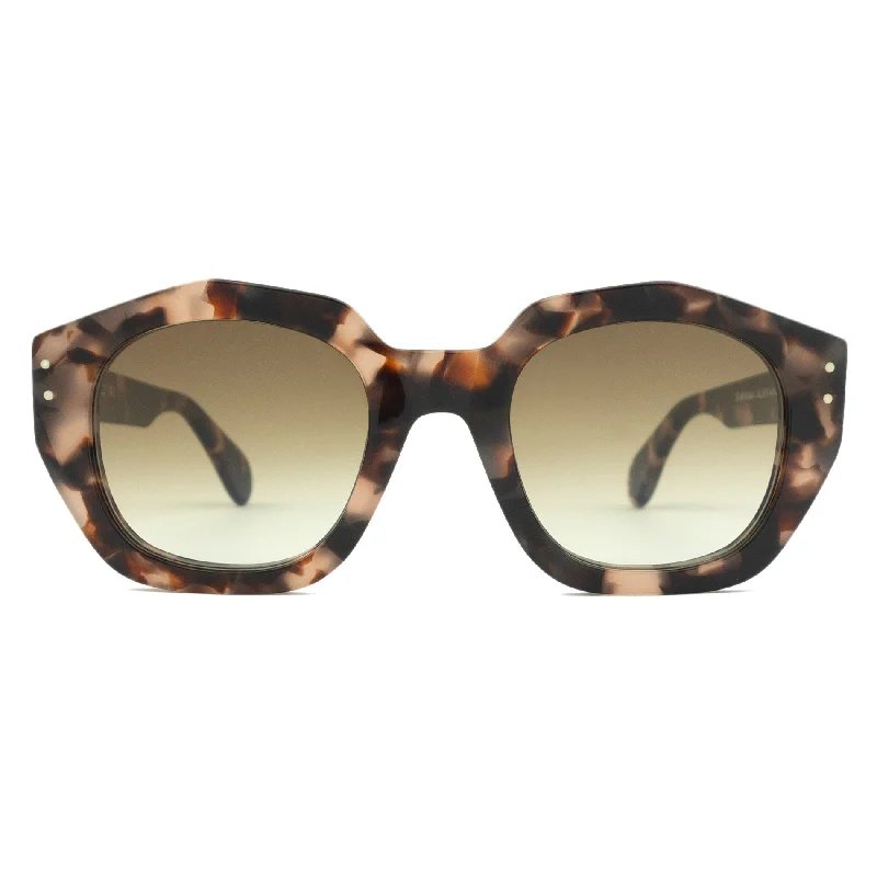 ladies sunglasses steal buy -TUDAIO PINK HAVANA | Angular Sunglasses