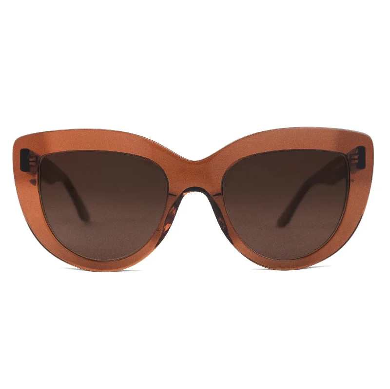 ladies sunglasses sun block -ELLA BROWN | Cat-eye sunglasses