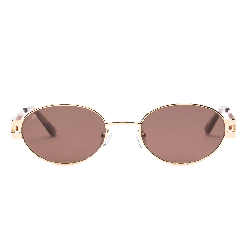 ladies sunglasses no crease -STEVIE - GOLD CHINTZ