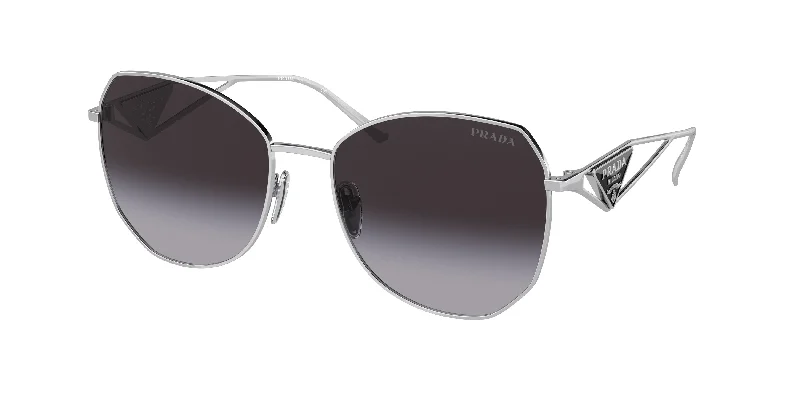 ladies sunglasses bold flare -Prada PR57YS Irregular Sunglasses