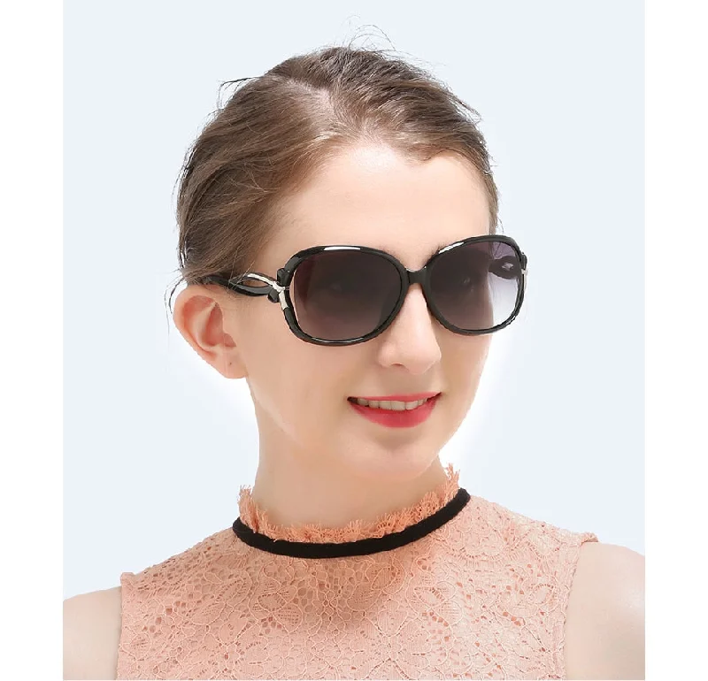 ladies sunglasses tight shape -Women's Butterfly Style Polarized UV400 Mirror Driving Travel Sunglasses