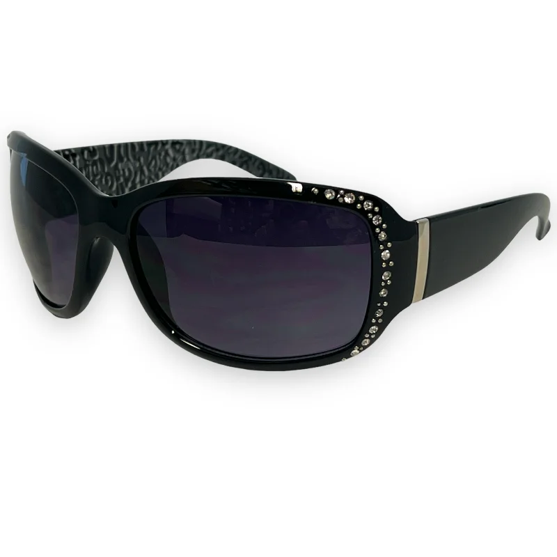 Black/Leopard/Smoke Pink Gradient Lens