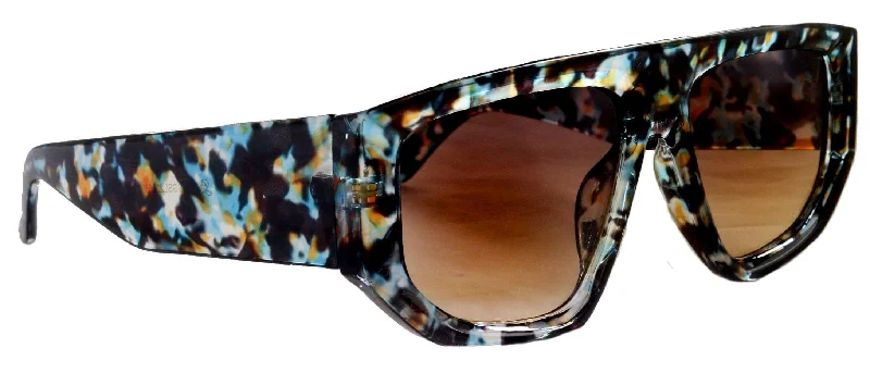 ladies sunglasses dune chic -Goliath, High-End Line Bifocal (Clear On Top) Reading Sunglasses for Women OR Non-Bifocal Readers Sunglasses (Blue Camo) NY Fifth Avenue