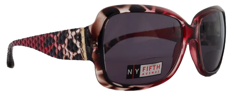 ladies sunglasses fall tint -Olympia, High-End Line Bifocal (Clear On Top) v for Women OR Non-Bifocal Readers Sunglasses (Pink Tortoiseshell) NY Fifth Avenue