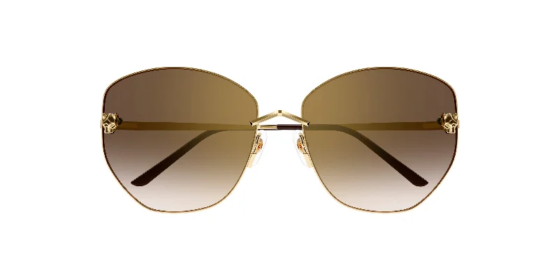 ladies sunglasses arched lenses -Ct0400s Cartier Sunglasses