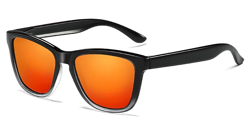 N28 Black - Orange lens