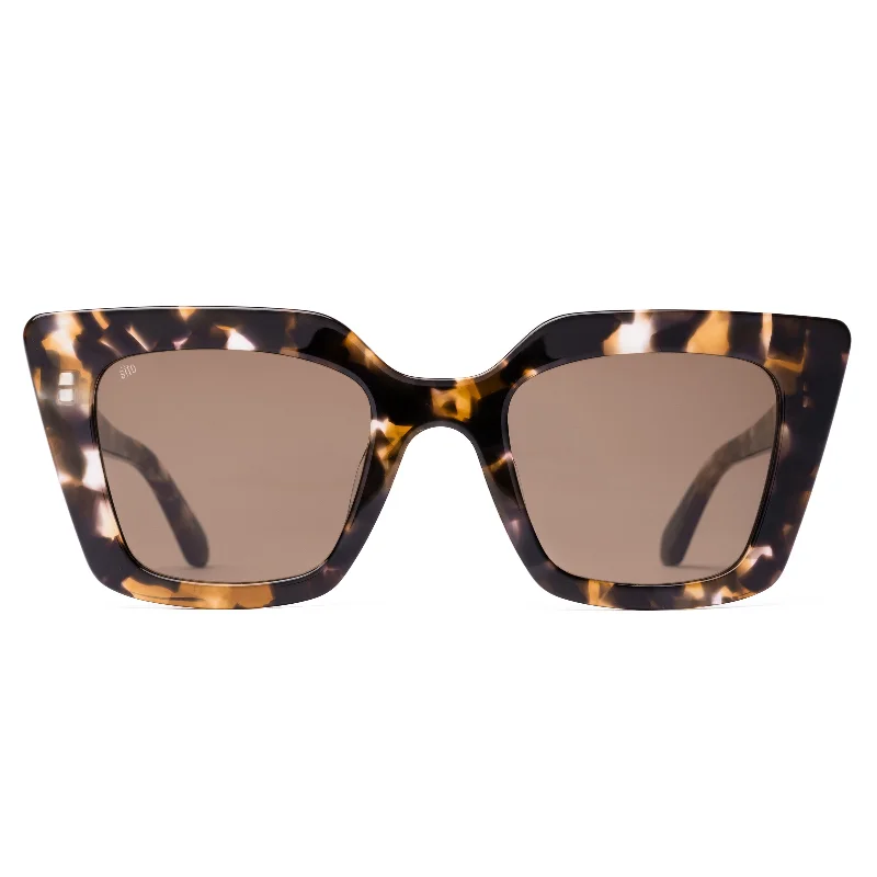 ladies sunglasses deep tones -CULT VISION - CHESTNUT TORT