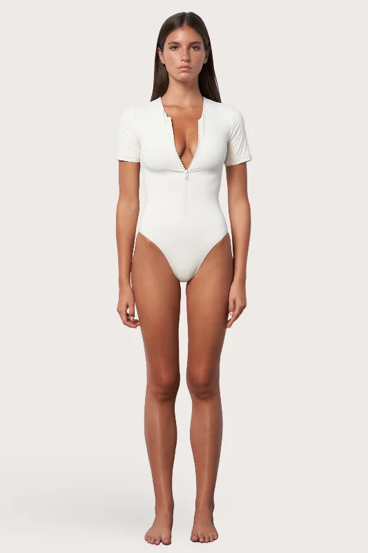 Women’s one-piece swimsuit clearance chic -Surf Suit One Piece Swimsuit - Meringue