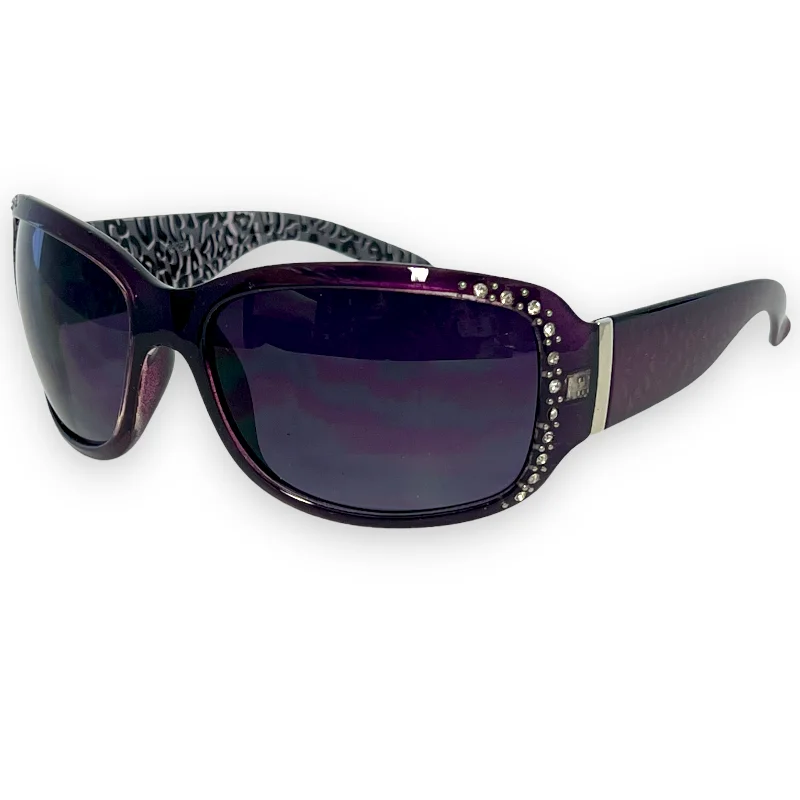 Purple/Leopard/Smoke Pink Gradient Lens