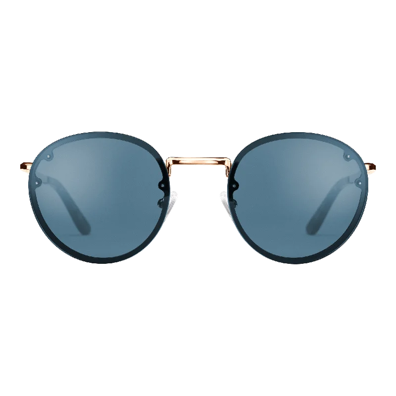 ladies sunglasses woven bridge -Arch Steel Blue