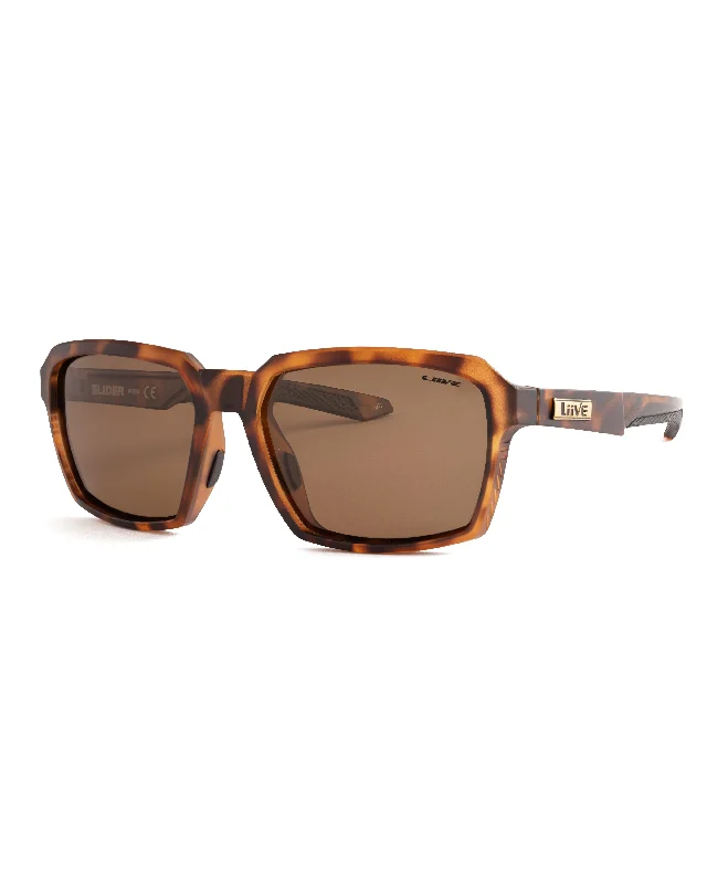 ladies sunglasses mesh vents -Slider -  Polarised Matt Tort