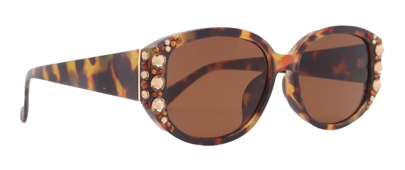 ladies sunglasses snug fit -Petunia Bling Women Sunglasses Genuine European Crystals, 100% UV Protection. NY Fifth Avenue